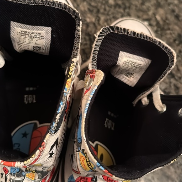 Converse chuck taylor High-Top Sneakers with Graphic Print 8 - Picture 10 of 14
